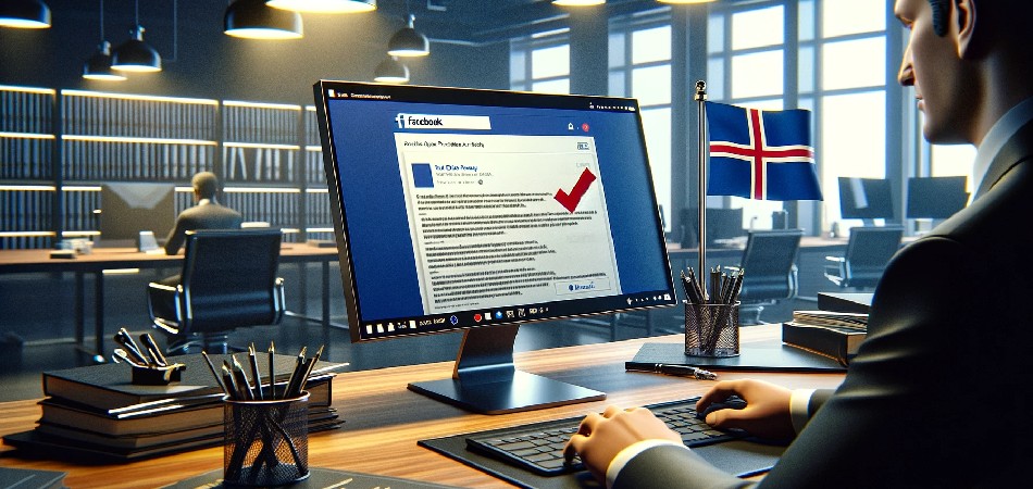 Island: odstranění příspěvku na Facebooku